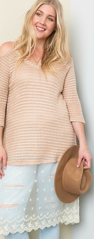 Shabby Chic Western Wear Tulle Lace Tunic Top